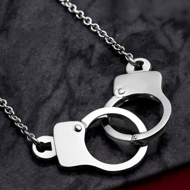 Love Lockdown Interlocking Necklace_White Gold_4