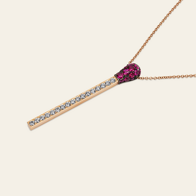 Match Ruby Diamond Necklace_Rose Gold_Rubies_White Diamonds_2