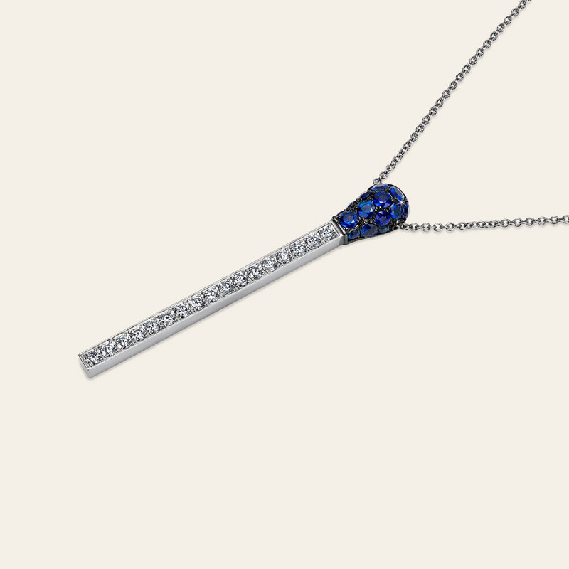 Match Sapphire Diamond Necklace_White Gold_Sapphires_White Diamonds_2