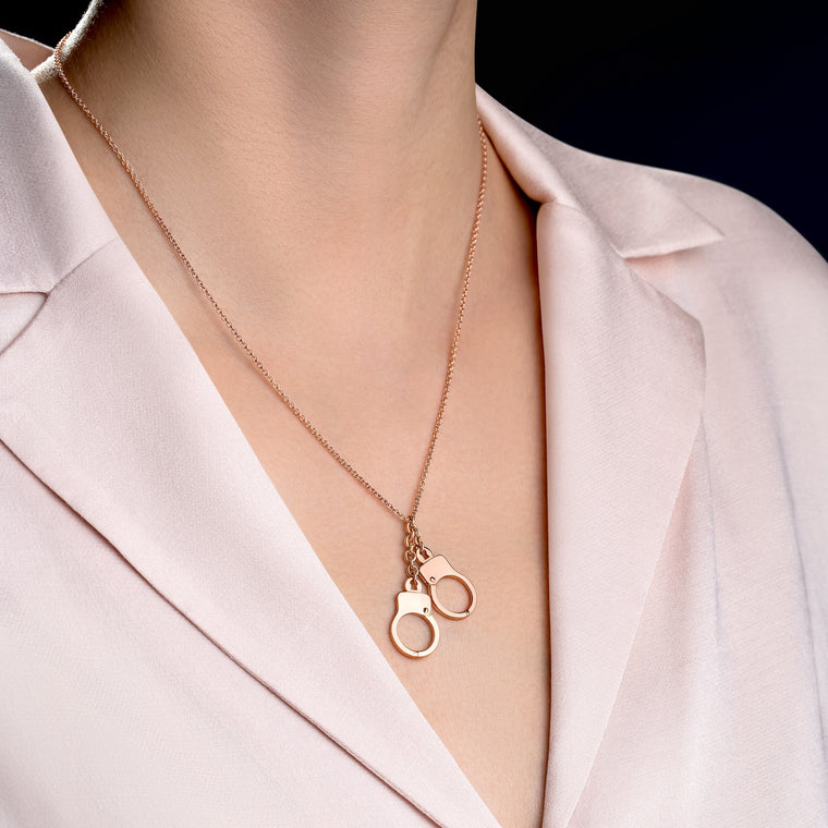 Love Lockdown Cuff Necklace_Rose Gold_4
