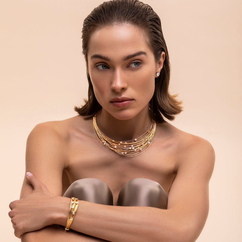 Spread the Love Necklace_Yellow Gold_White Diamonds_4