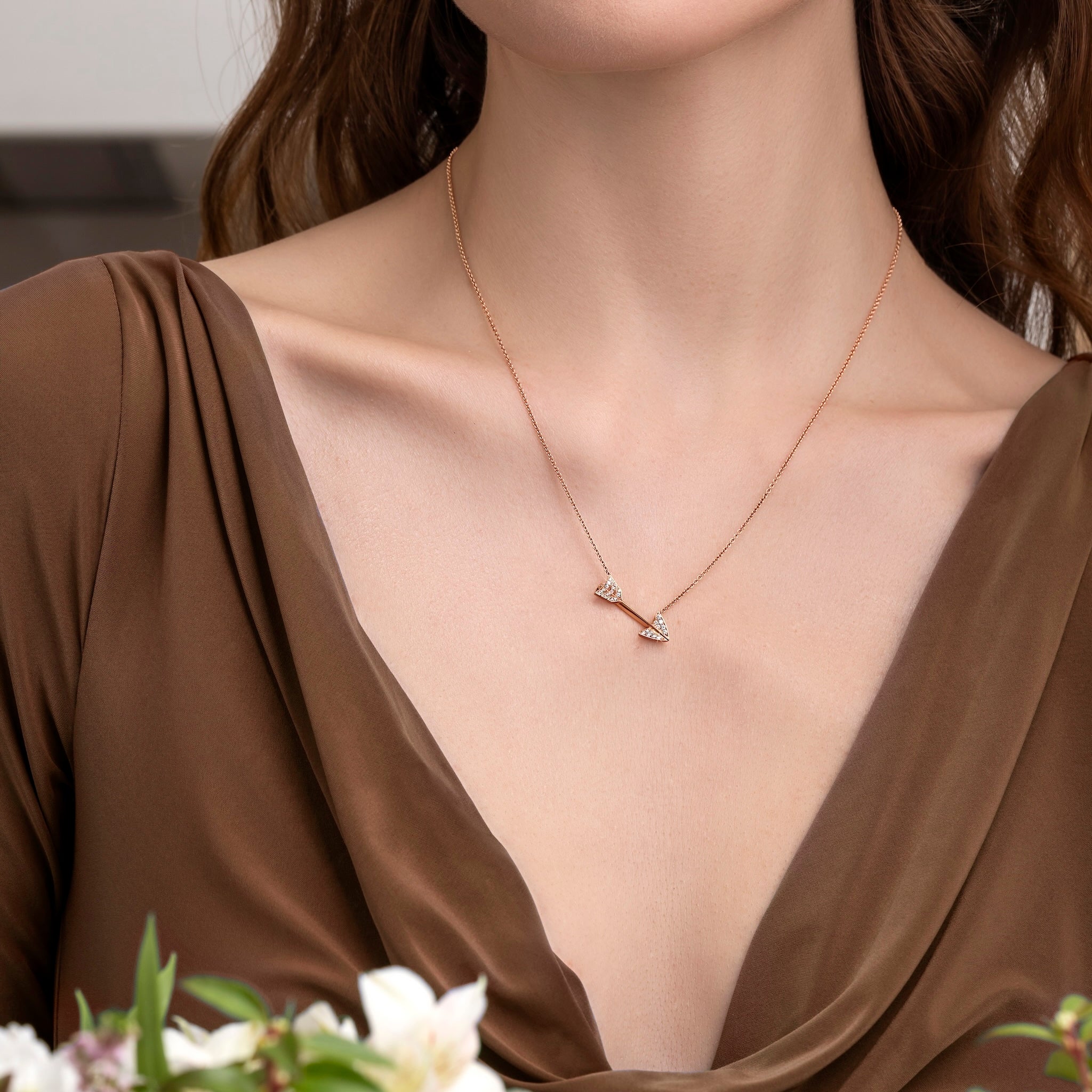 Super Arrow Diamond Pendant