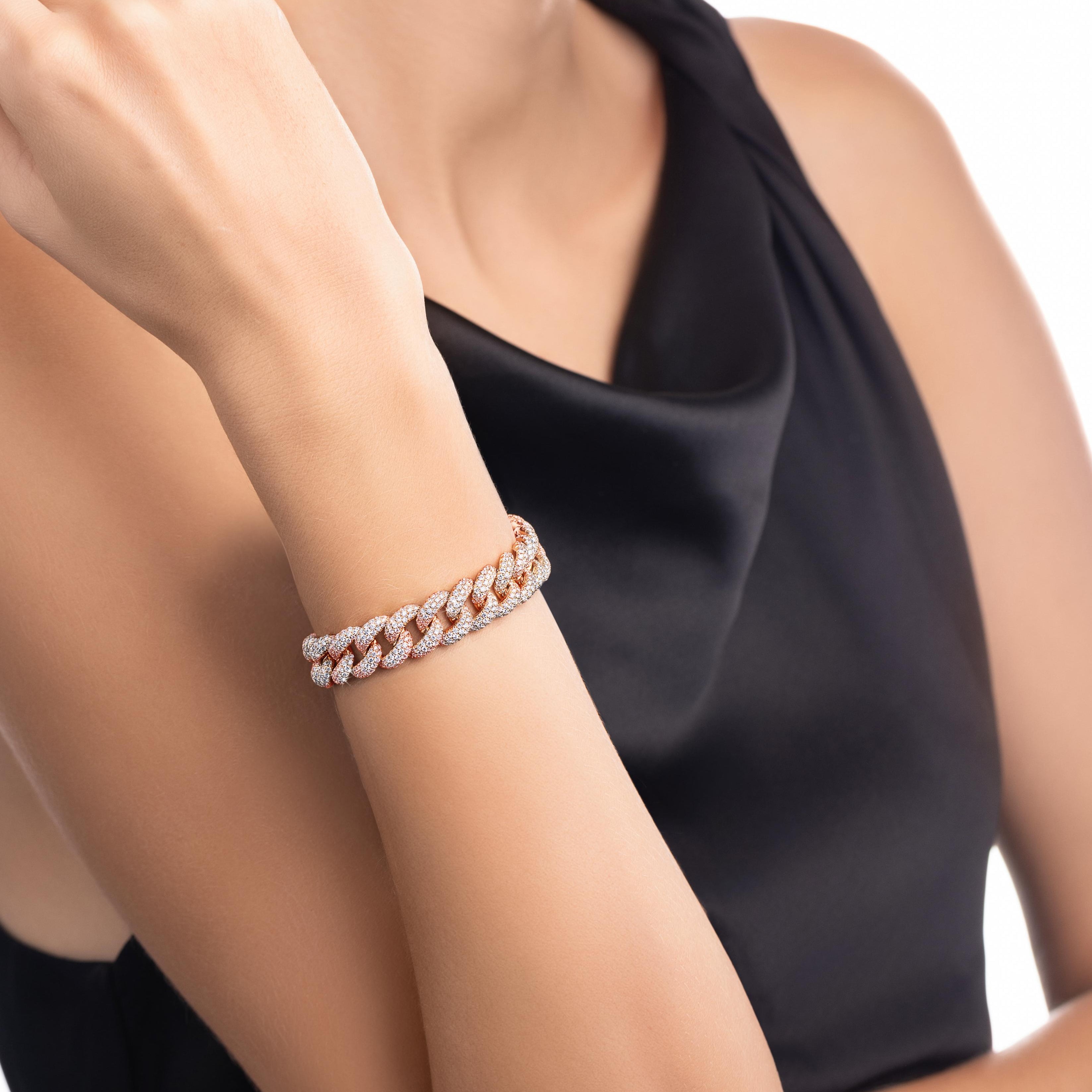 Cuban Link Diamond Bracelet