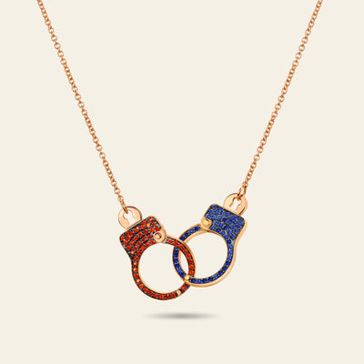 Love Lockdown Interlocking Diamond Necklace New York Edition