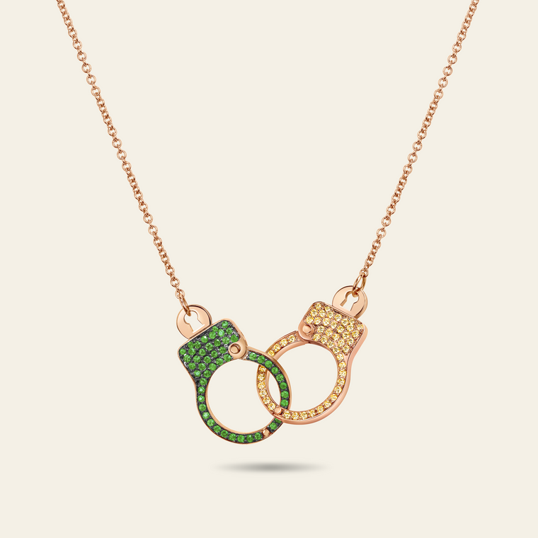 Love Lockdown Interlocking Diamond Necklace Brazil Edition