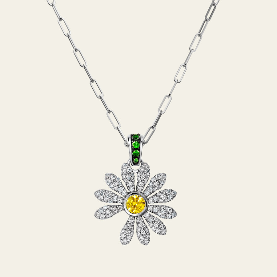 Jacob & Co. x PEACEMINUSONE Yellow Diamond with Pavé Pendant