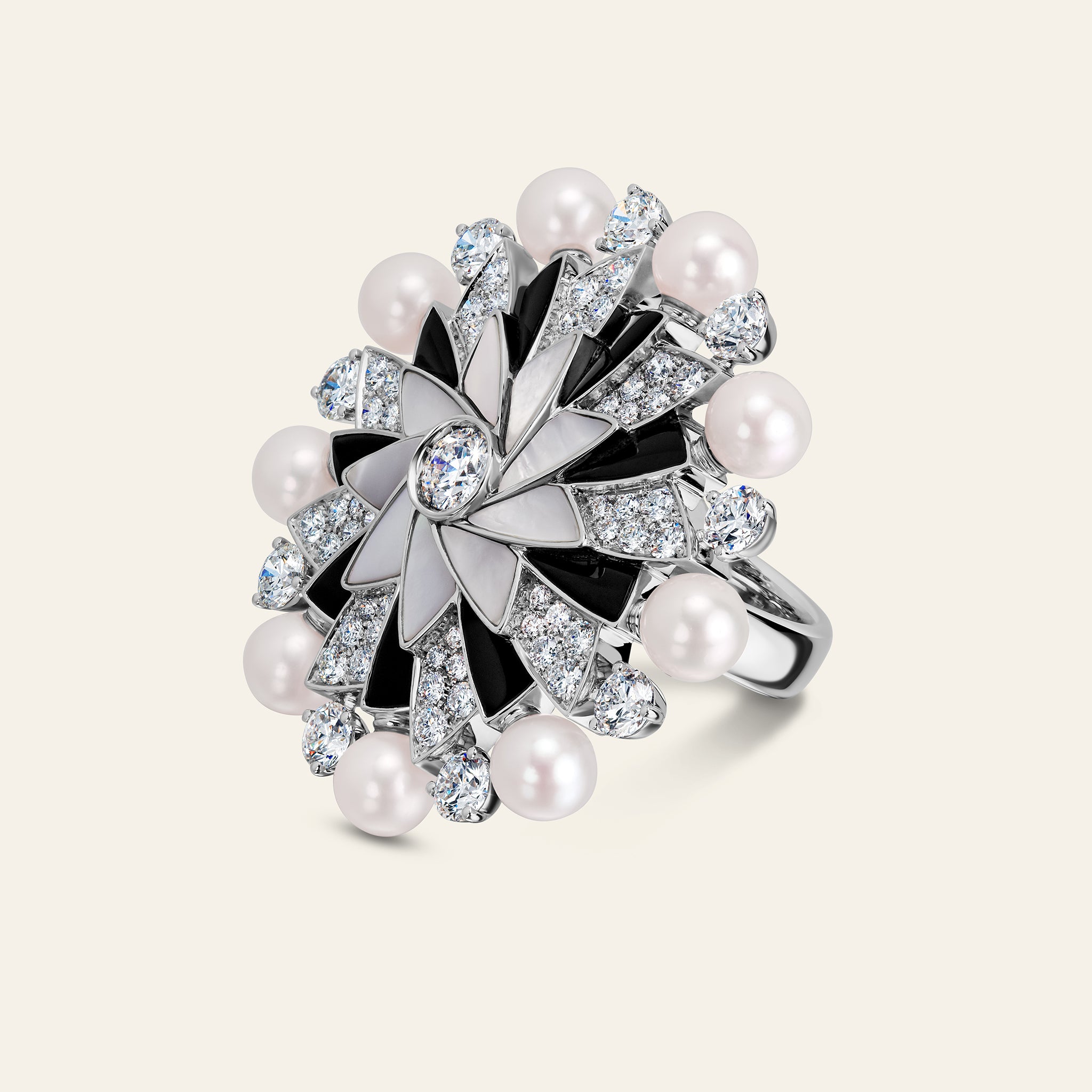 Infinia Ring Onyx and Mother of Pearl_4