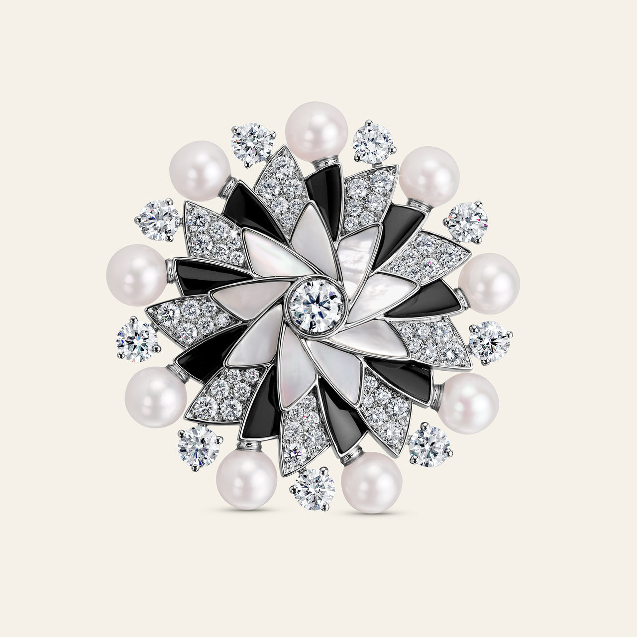 Infinia Ring Onyx and Mother of Pearl_1