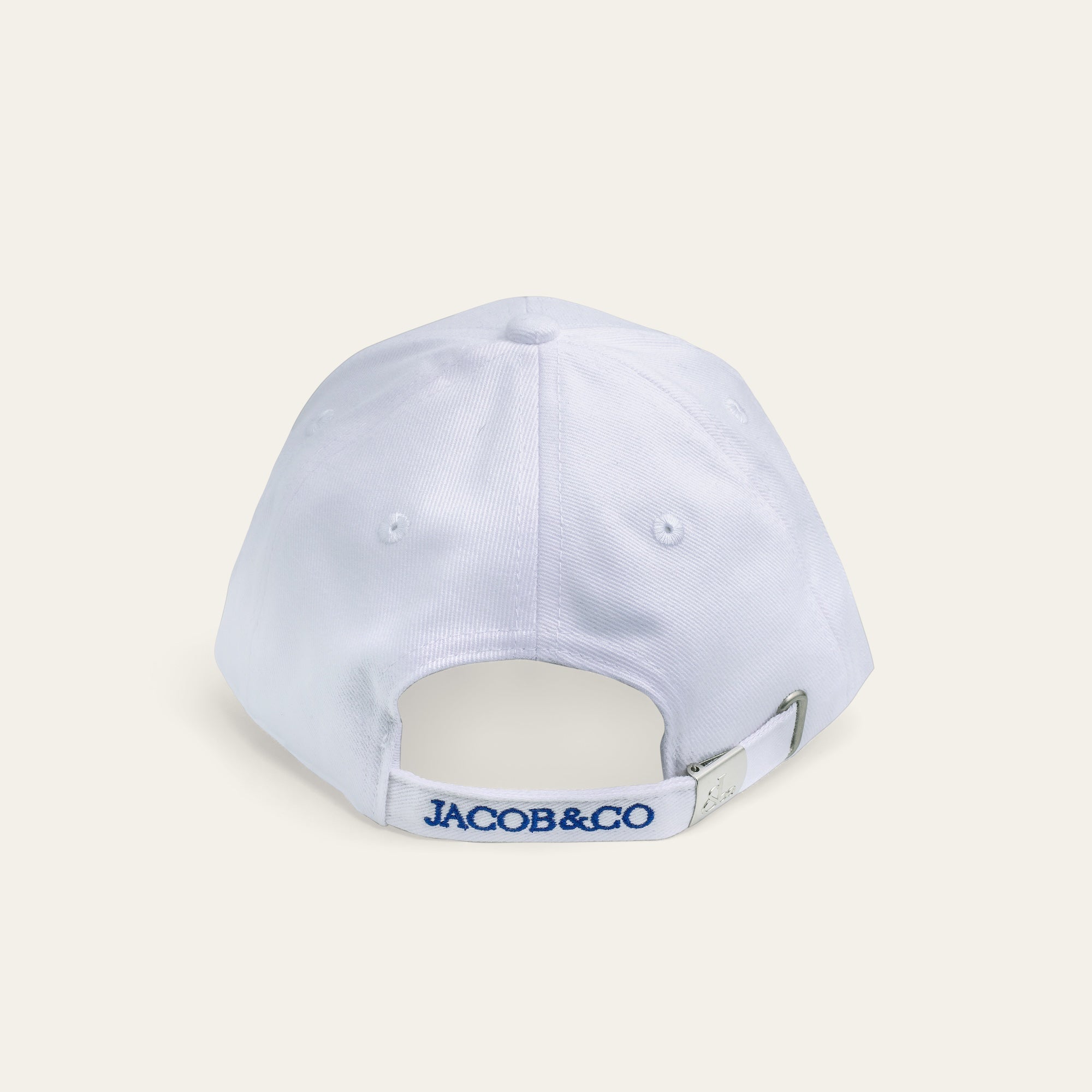 Jacob & Co. White Logo Cap