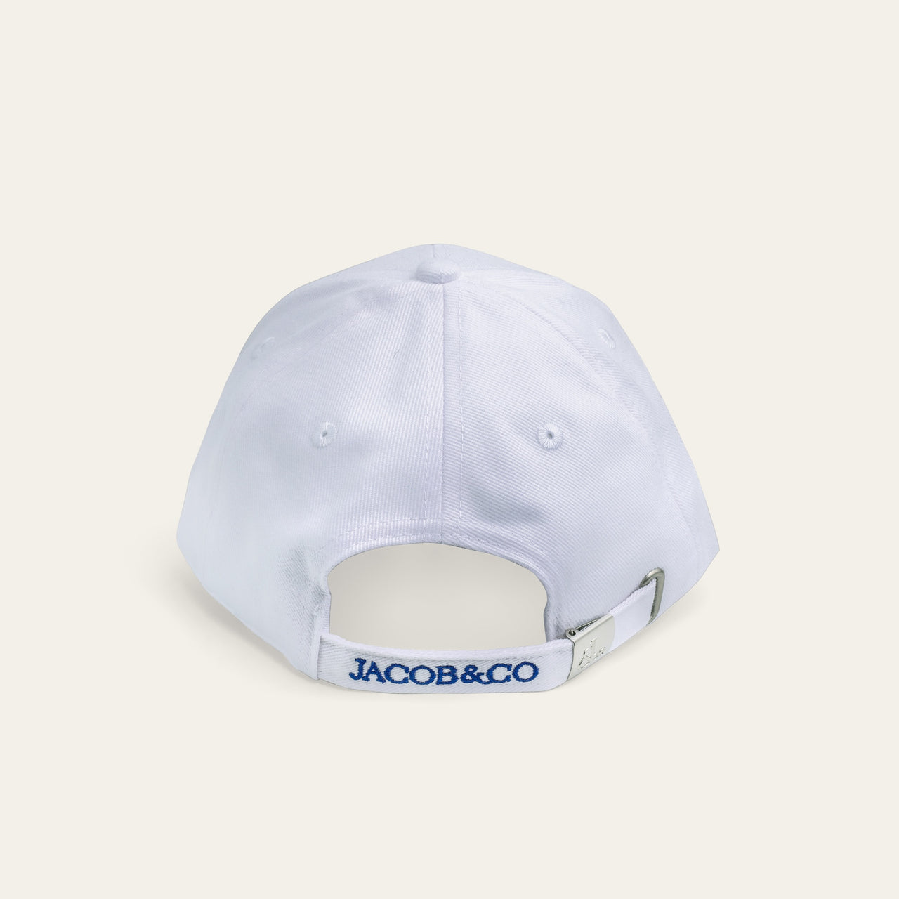 Jacob & Co. White Logo Cap
