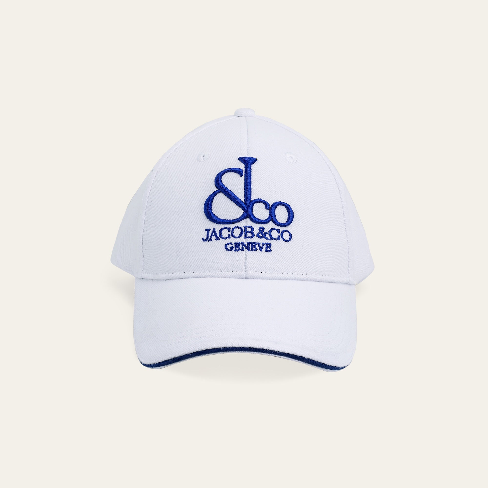 Jacob & Co. White Logo Cap