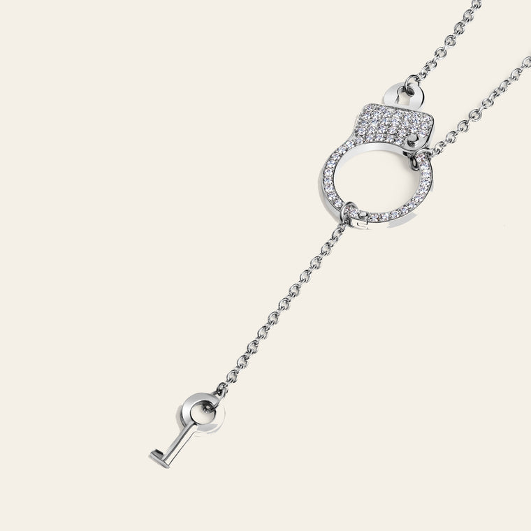Love Lockdown Single Cuff Diamond Pendant