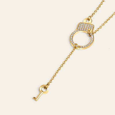 Love Lockdown Single Cuff Diamond Pendant