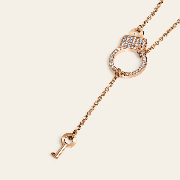 Love Lockdown Single Cuff Diamond Pendant