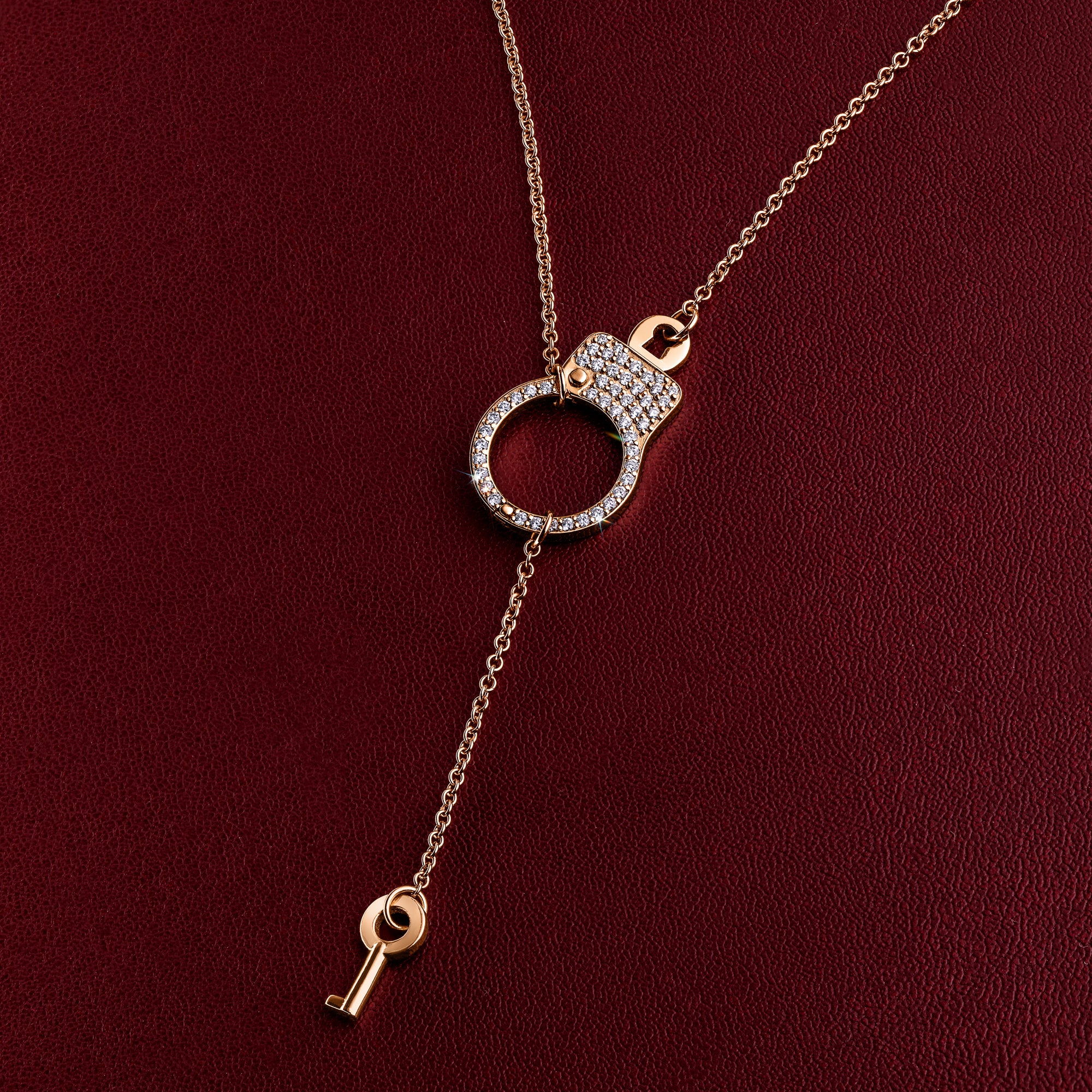 Love Lockdown Single Cuff Diamond Pendant