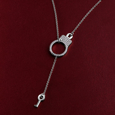 Love Lockdown Single Cuff Diamond Pendant