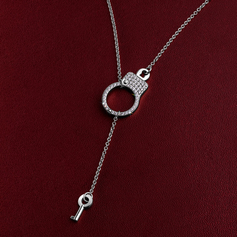 Love Lockdown Single Cuff Diamond Pendant