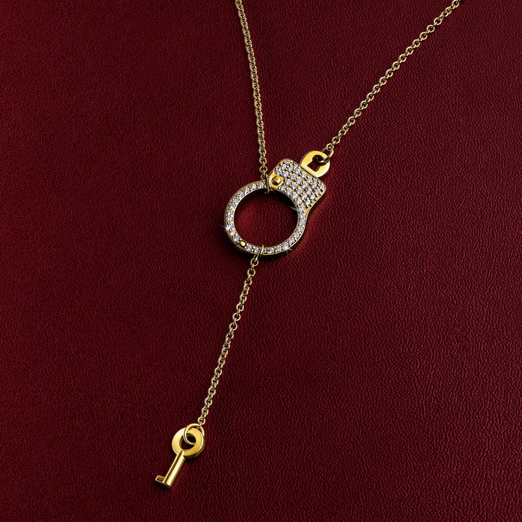Love Lockdown Single Cuff Diamond Pendant