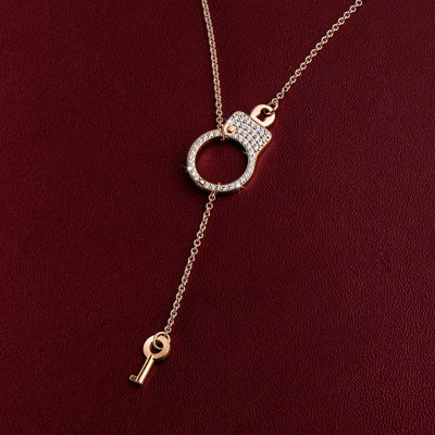 Love Lockdown Single Cuff Diamond Pendant