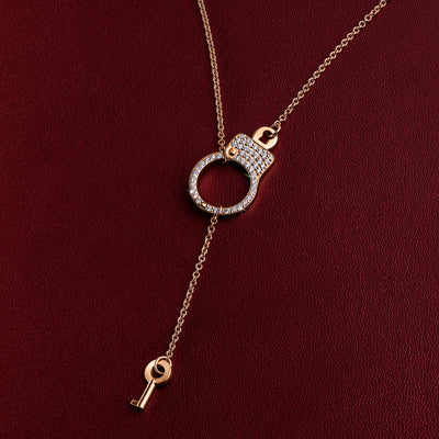 Love Lockdown Single Cuff Diamond Pendant