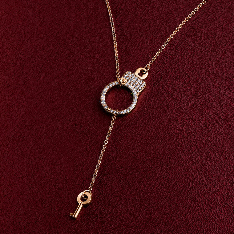 Love Lockdown Single Cuff Diamond Pendant