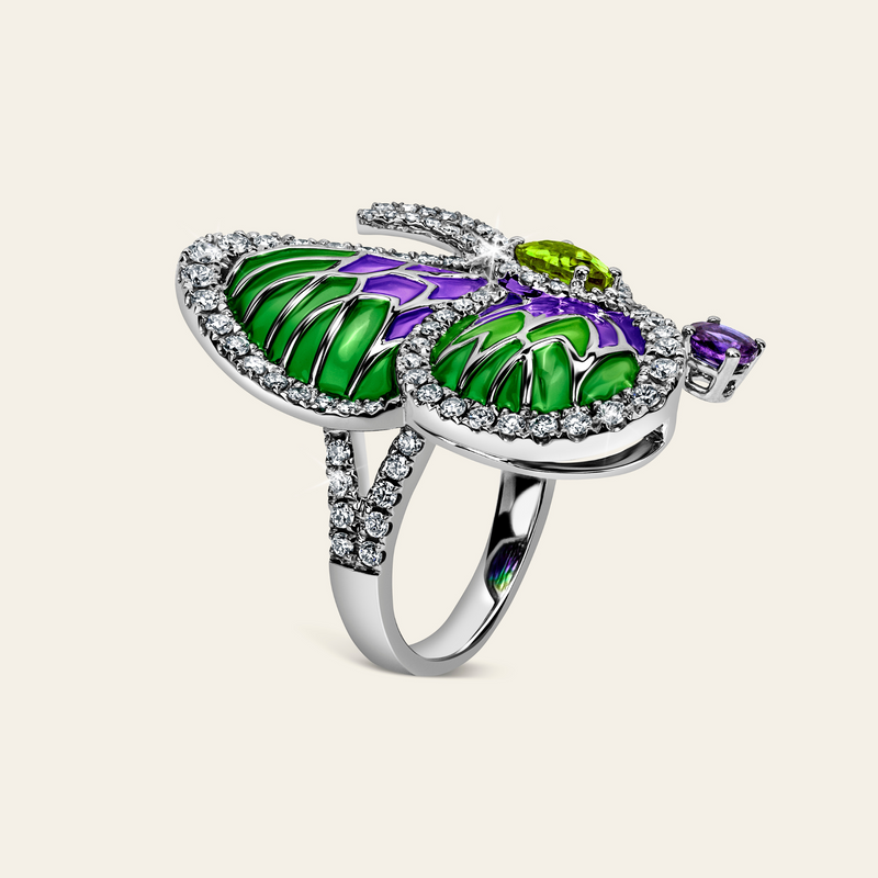Papillon Ring_White Gold_White Diamonds_3