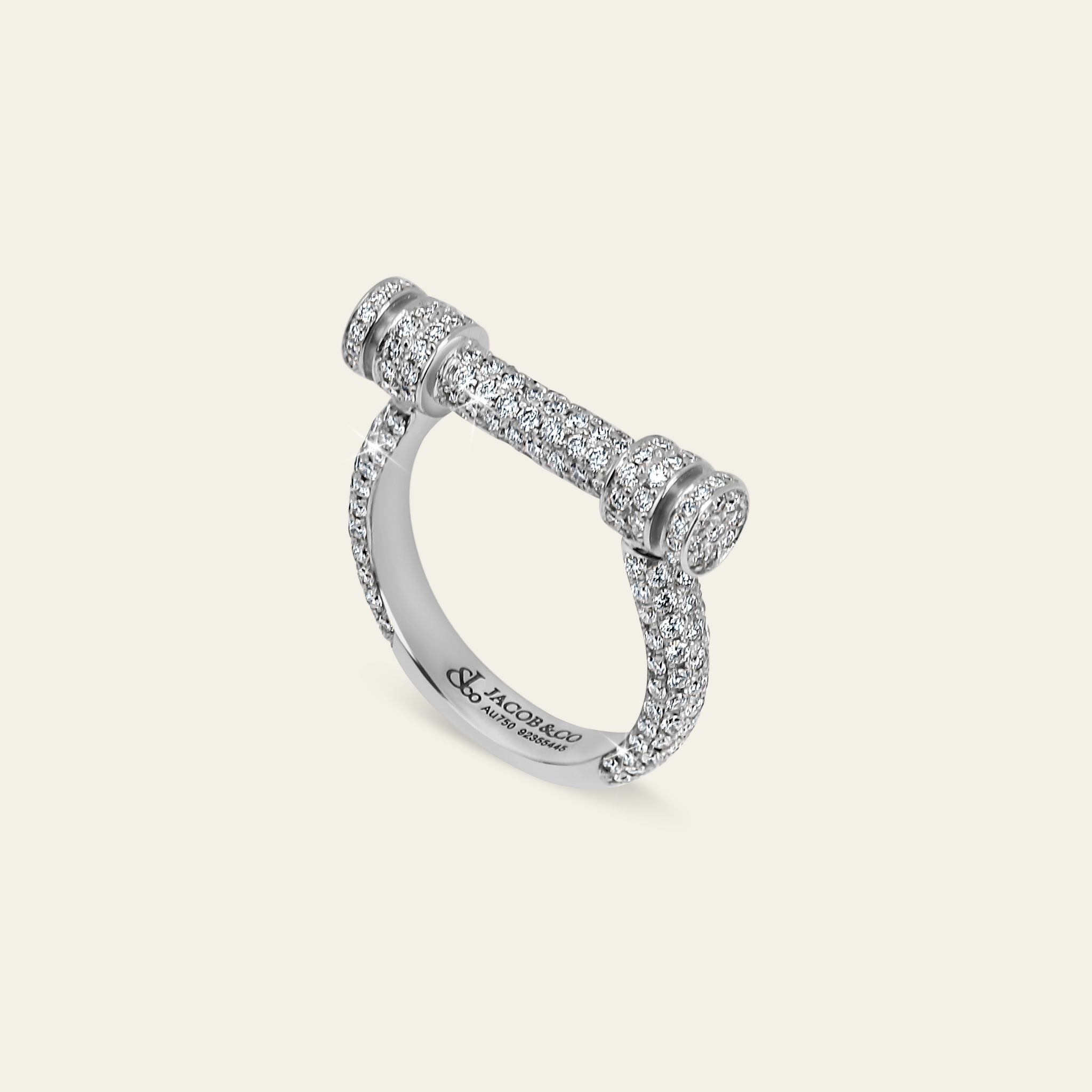 Estribo Ring_White Gold_White Diamonds_3