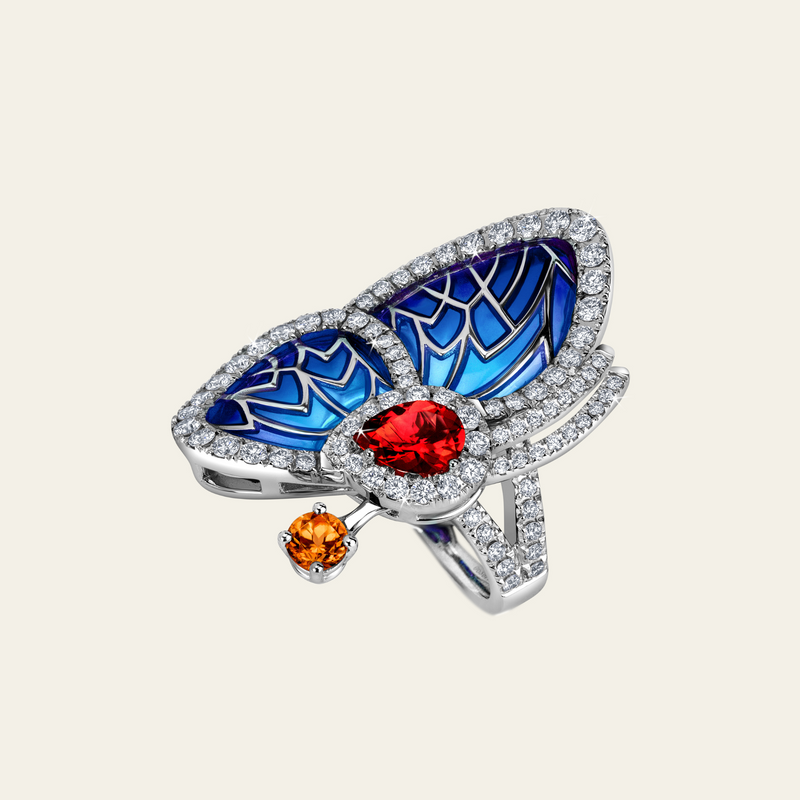 Papillon Ring_White Gold_White Diamonds_4