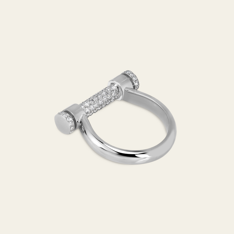 Estribo Ring_White Gold_White Diamonds_4
