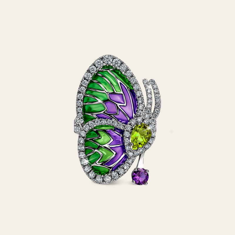 Papillon Ring_White Gold_White Diamonds_2
