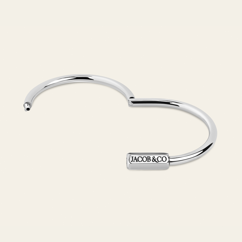 Carabin Lock Bracelet_White Gold_3