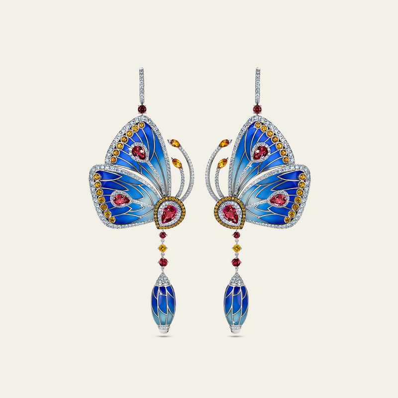 Papillon Earrings_White Gold_White Diamonds_1
