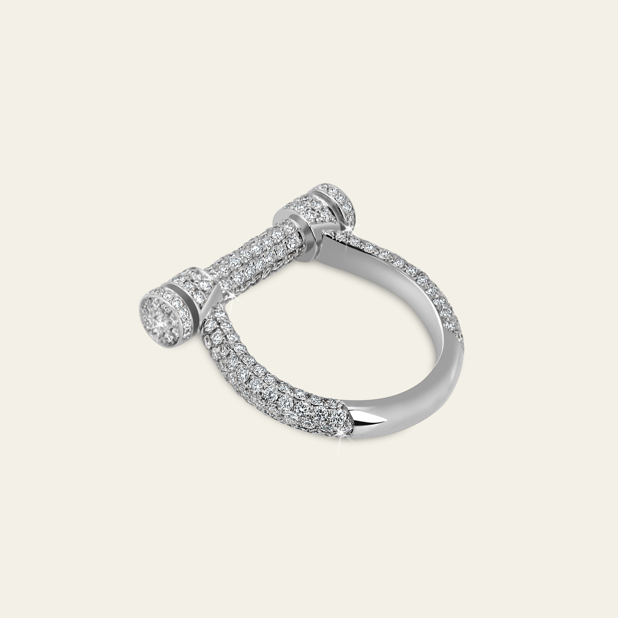 Estribo Ring_White Gold_White Diamonds_2