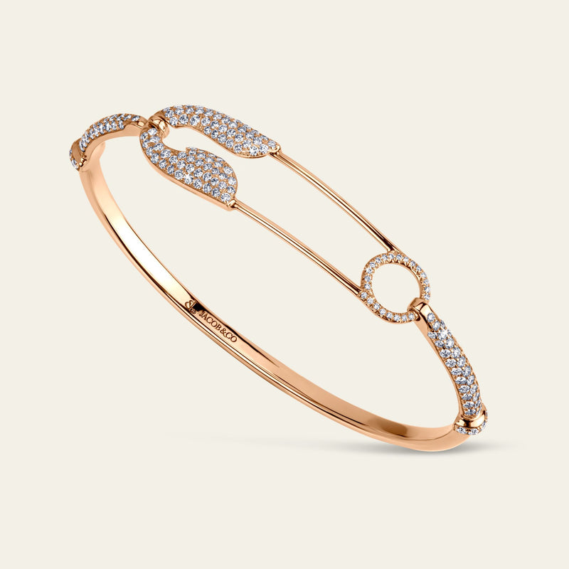 Securus Diamond Bracelet_Rose Gold_White Diamonds_1