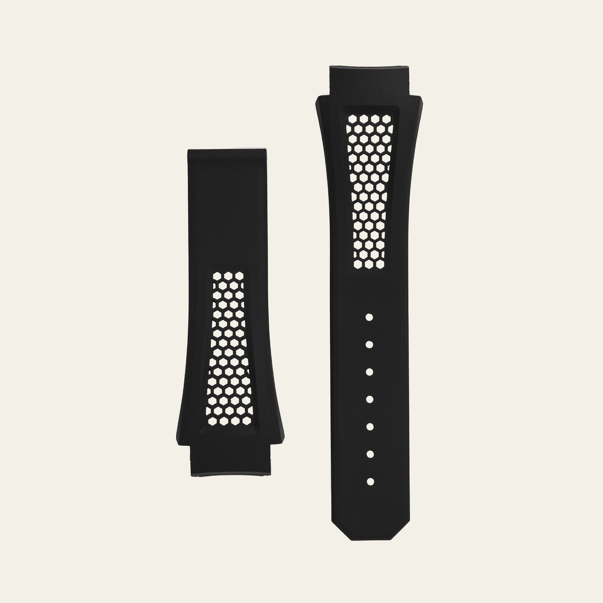 Black Epic X Chrono 44mm Honeycomb Strap - L