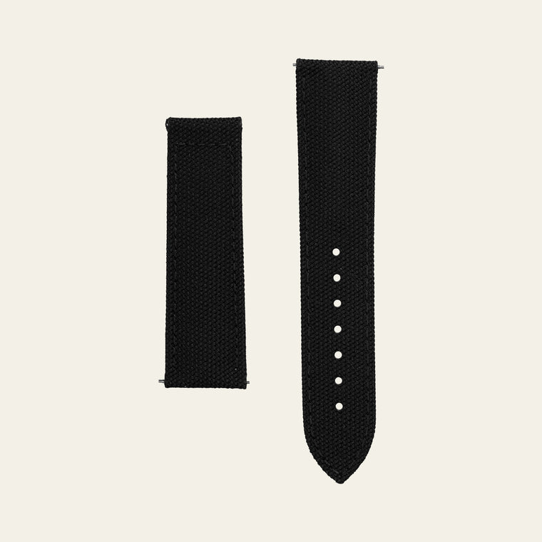 Black Cordura Fabric Stitches - M