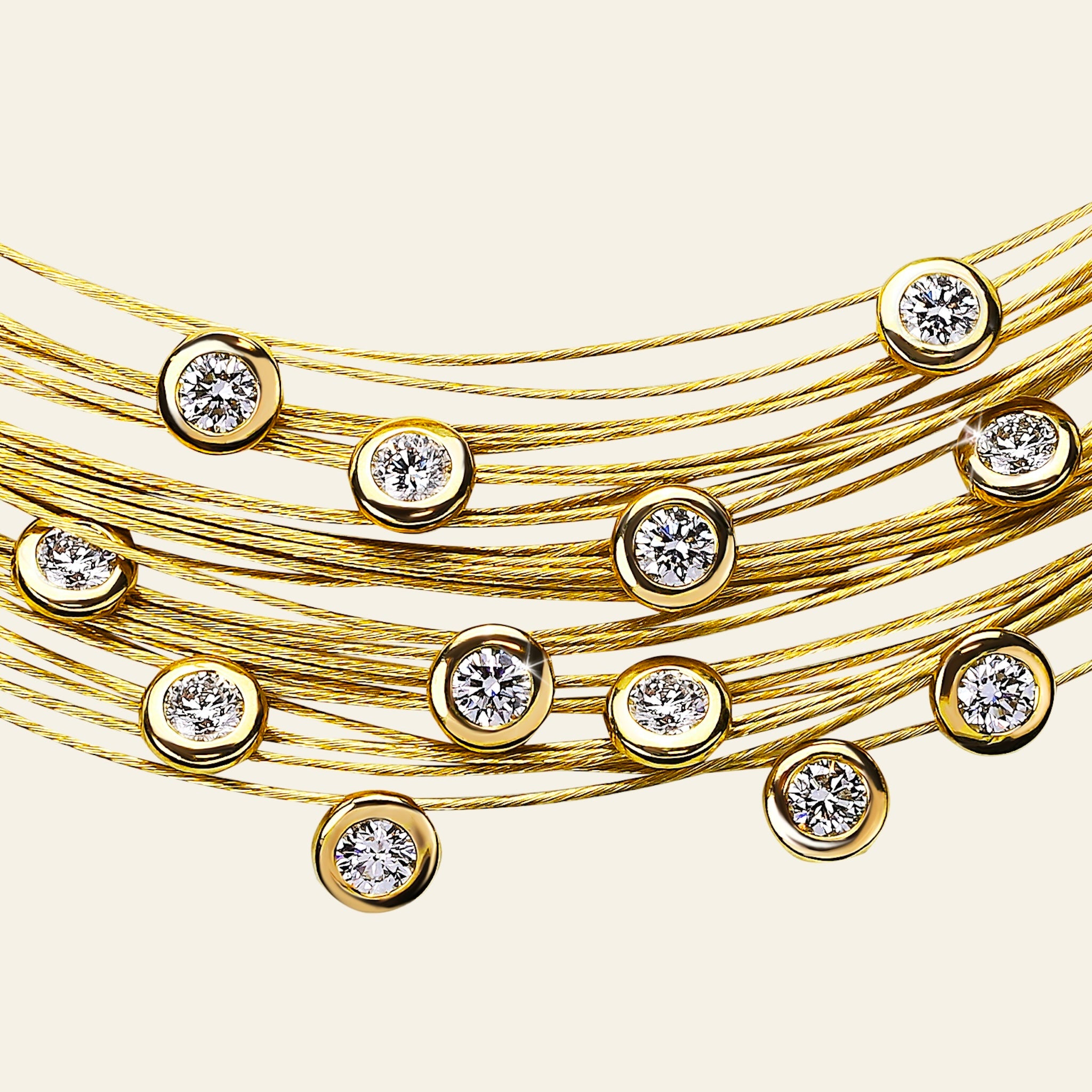Spread the Love Necklace_Yellow Gold_White Diamonds_3