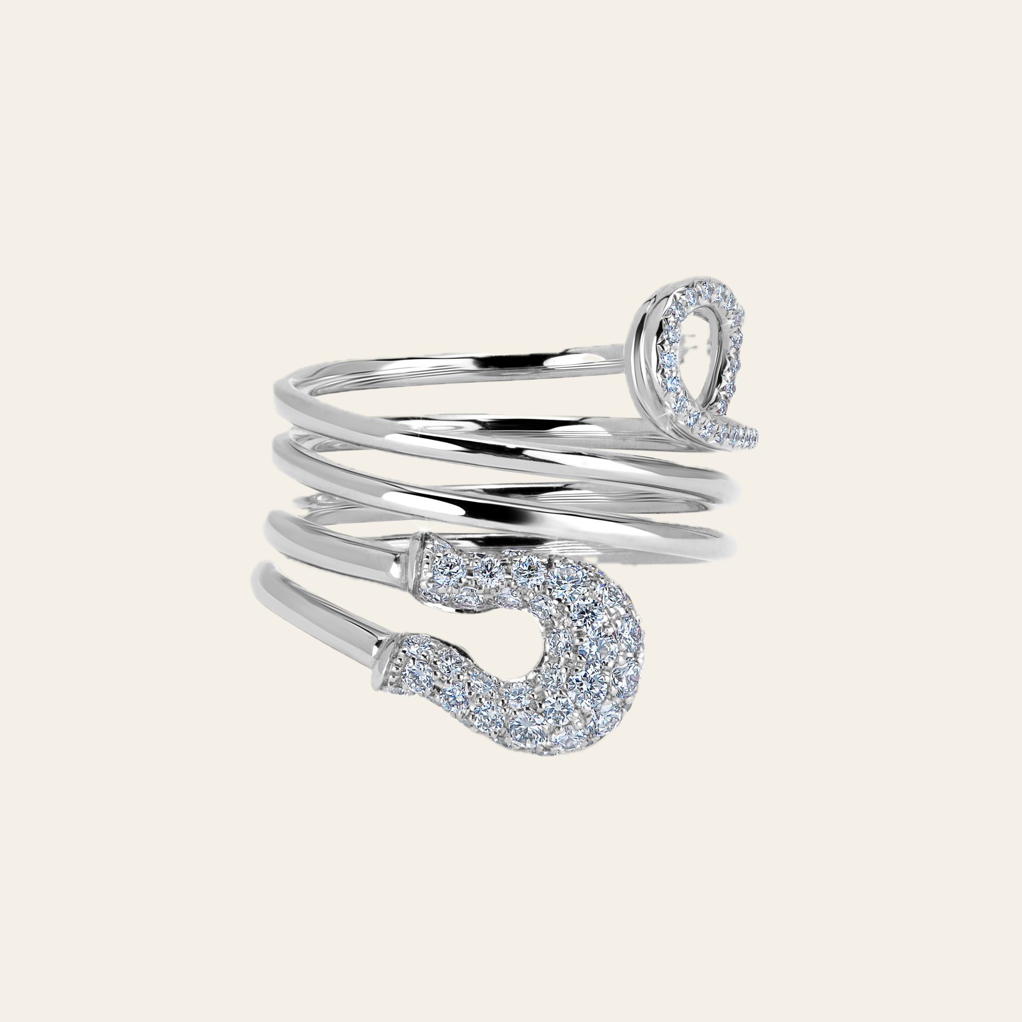 Securus Diamond Ring_White Gold_White Diamonds_1
