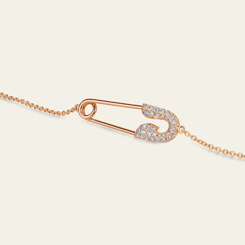 Securus Diamond Necklace_Rose Gold_White 2