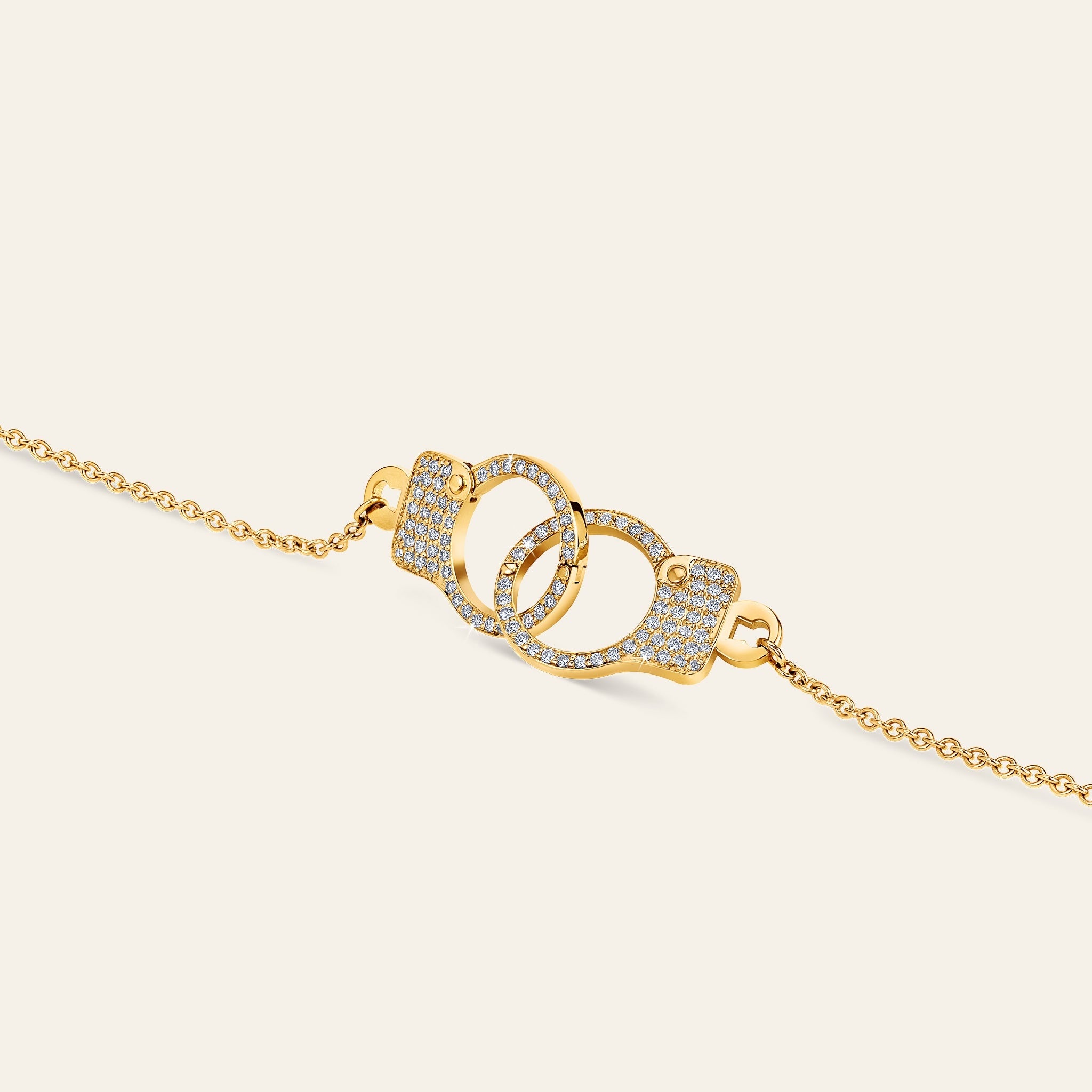 Love Lockdown Interlocking Necklace_Yellow Gold_White Diamonds_3