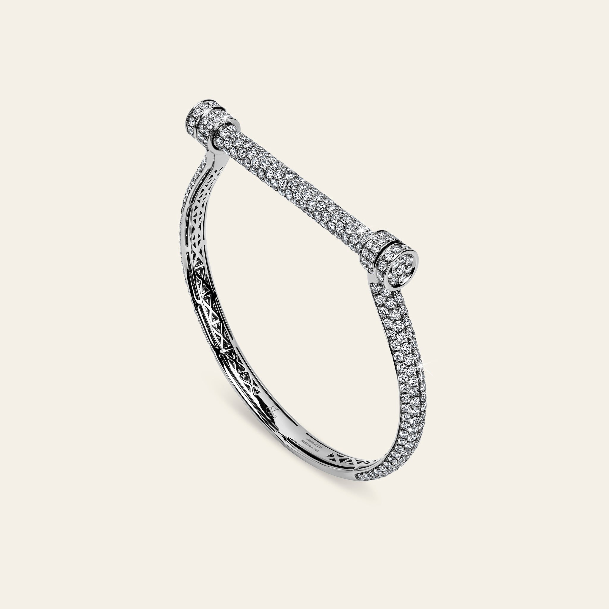 Estribo Bangle Full Pave_White Gold_White Diamonds_1