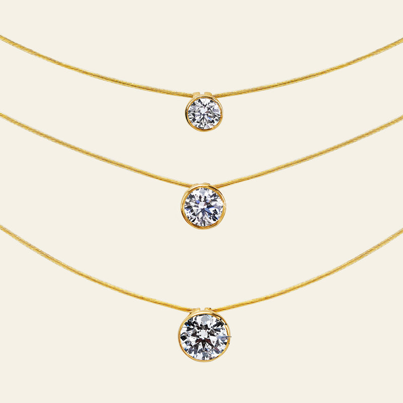 Spread the Love Necklace_Yellow Gold_White Diamonds_2