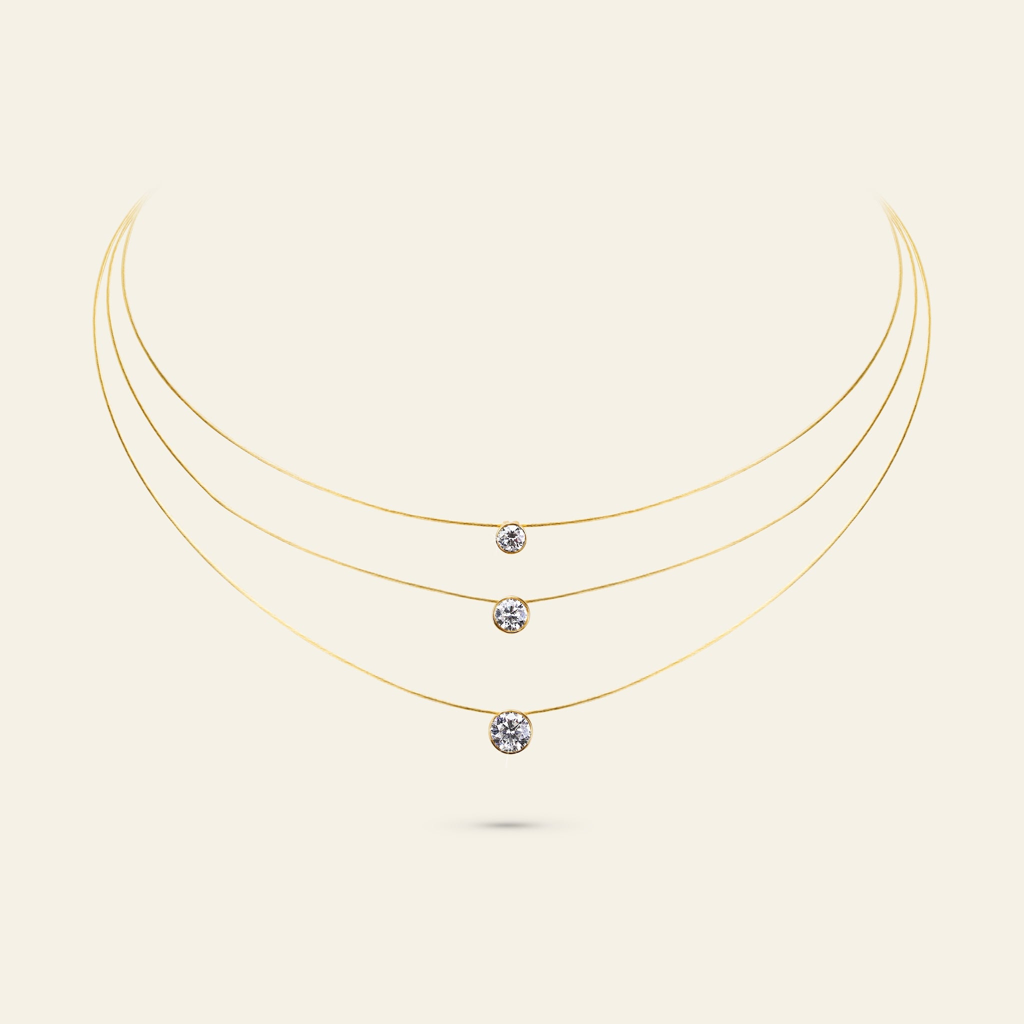 Spread the Love Necklace_Yellow Gold_White Diamonds_1