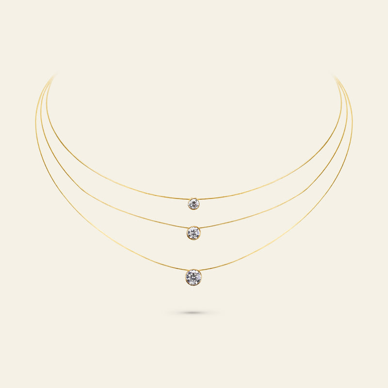 Spread the Love Necklace_Yellow Gold_White Diamonds_1