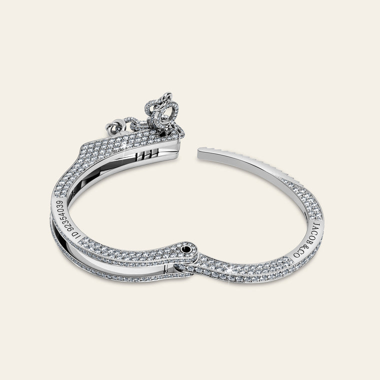 Love Lockdown Pave Bracelet_White Gold_White Diamonds_2