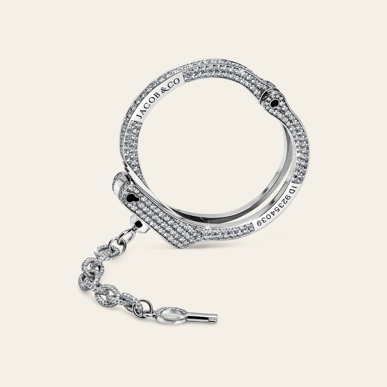 Love Lockdown Pave Bracelet_White Gold_White Diamonds_1