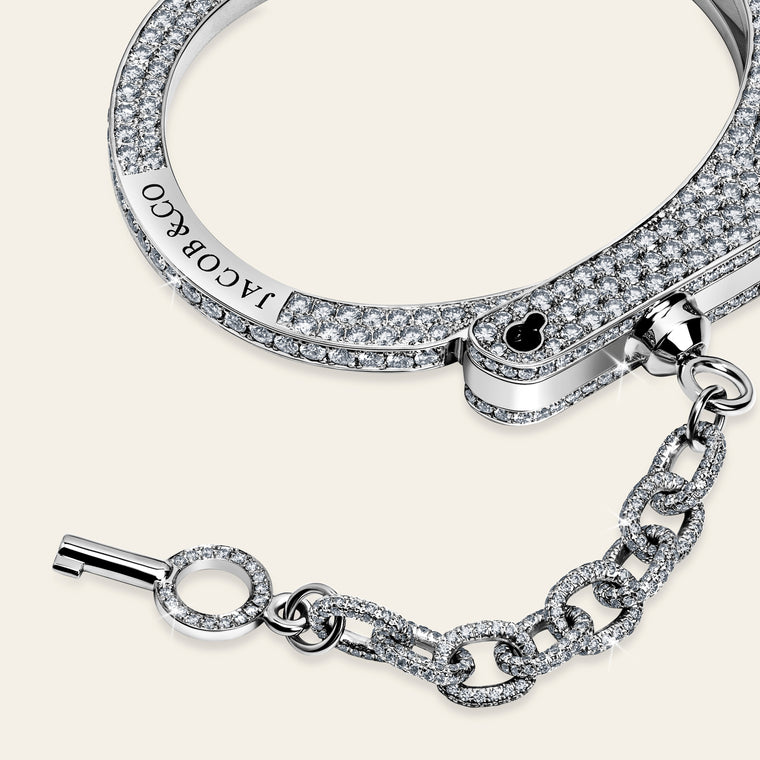 Love Lockdown Pave Bracelet_White Gold_White Diamonds_3