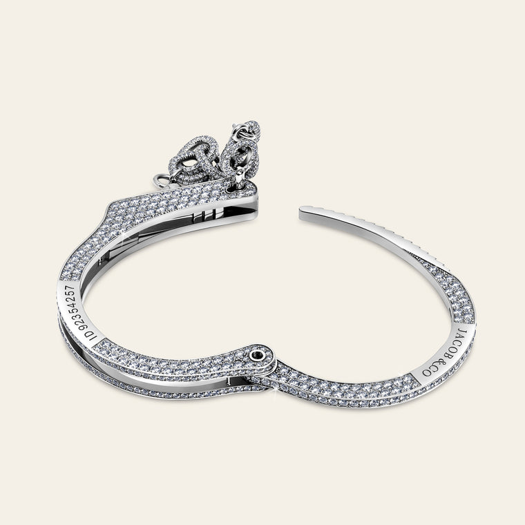 Love Lockdown Men's Bracelet_White Gold_White Bracelet_2