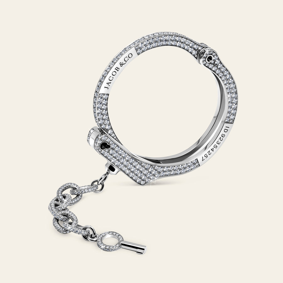 Love Lockdown Men's Bracelet_White Gold_White Bracelet_1