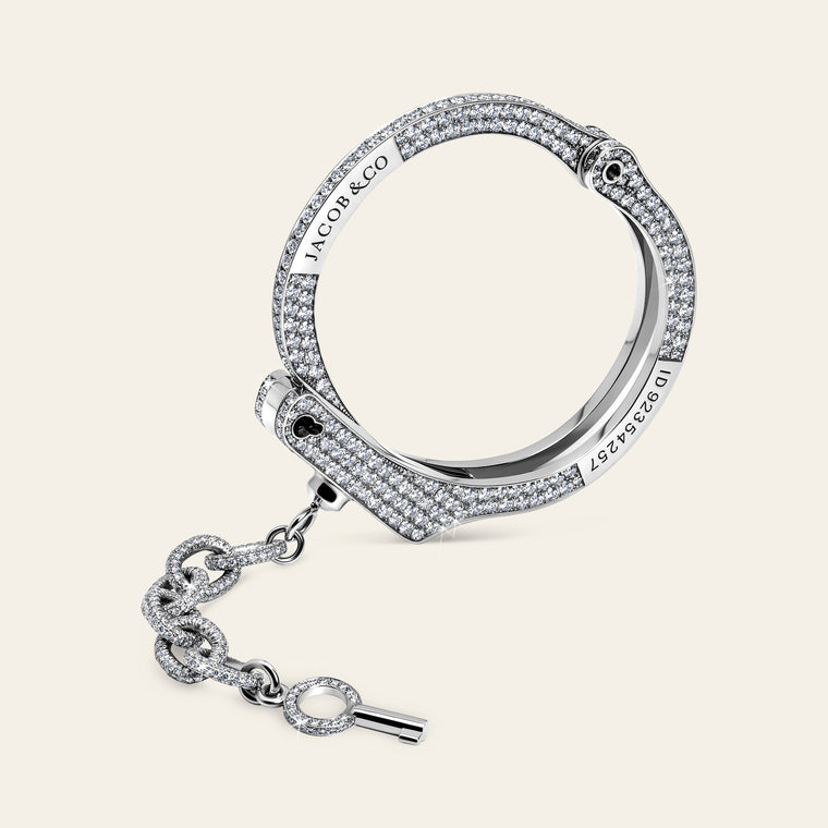 Love Lockdown Men's Bracelet_White Gold_White Bracelet_1